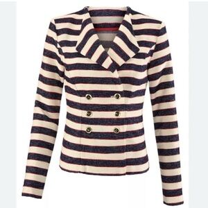 CAbi "Love, Carol" Nautical Stripe Cruise Jacket
